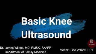 Knee Ultrasound [upl. by Becka]