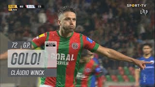 Goal  Golo Cláudio Winck Marítimo 21 Santa Clara Liga 2223 22 [upl. by Gustaf301]