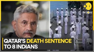 India files appeal against death penalty to 8 former Navy personnel in Qatar  WION [upl. by Nwahsit564]