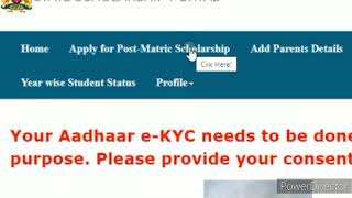 SSP Postmatric Scholarship EKyc Process  Online Help in Kannada [upl. by Abshier419]