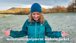 Mountain Equipment Makalu Gore Tex Waterproof Jacket Review [upl. by Annaed]