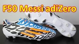 Messi Adidas F50 adiZero Battle Pack  Unboxing  On Feet [upl. by Rentsch368]