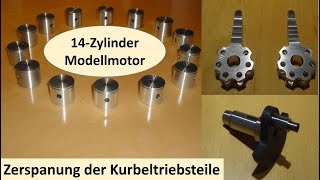 14Zylinder Mini Sternmotor Baubericht Teil2 [upl. by Ariane96]