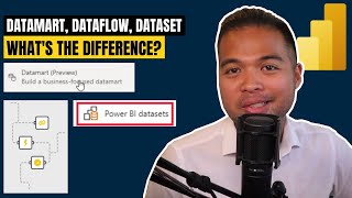 Power BI Datamarts vs Dataflows vs Shared Datasets  Whats the difference [upl. by Enirehtac464]