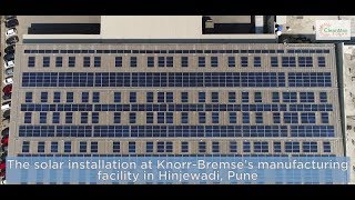 CleanMax Solar helps Knorr Bremse Pune become sustainable [upl. by Anaidiriv]