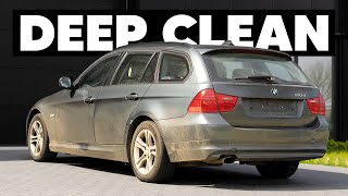 Dirty BMW 3 Spring Wash  Exterior Auto Detailing [upl. by Swinton]