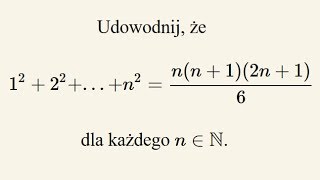 Indukcja matematyczna  przykład 2 [upl. by Stiegler]