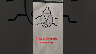 Draw arthropods in easy way [upl. by Enia]