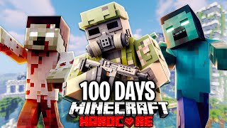 I Survived 100 Days in a ZOMBIE APOCALYPSE in Hardcore Minecraft [upl. by Nameloc714]