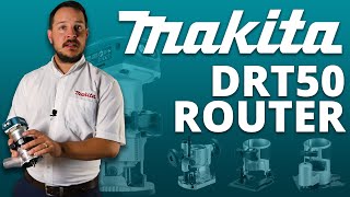 Makita DRT50 18V Router  Toolstop Demo [upl. by Powe182]