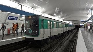 Paris Metro  Line 11  MP 59  Châtelet Avenue Victoria [upl. by Urbano]