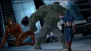 Captain America Iron Man Thor Nick Fury Giantman and Wasp VS The Hulk  The Ultimate Fight [upl. by Hoeve810]