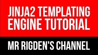 Jinja2 Templating Engine Tutorial [upl. by Occir655]