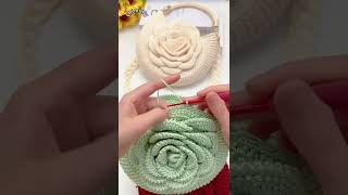 how to crochet a small bag 작은 가방 코바늘 뜨개질 방법 小さなバッグのかぎ針編み küçük bir çanta nasıl örülür [upl. by Yzzo]