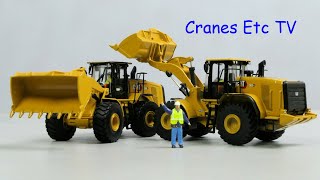 Diecast Masters Caterpillar 966 amp 966 GC Wheel Loaders by Cranes Etc TV [upl. by Leventhal700]