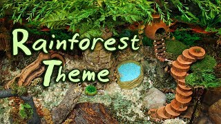 🌿RAINFOREST Hamster Cage Theme New DIY Cage [upl. by Karyn]