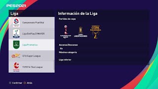 PES 2021 modo carrera jugador liga Promerica Debut Profesional [upl. by Pinckney]