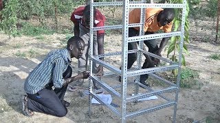 Solar dryerdehydrator construction  South Sudan [upl. by Julianna]