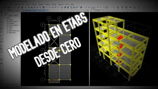 Modelado VIVIENDA en ETABS 4 Pisos  Azotea  Modelado en ETABS DESDE CERO [upl. by Hayse]