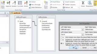 Linking Tables in Microsoft Access Queries [upl. by Gold]