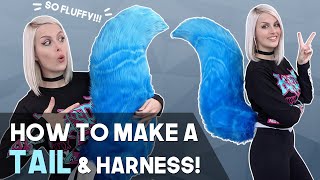 Cosplay Tail amp Harness Tutorial  Upright Foam Tail [upl. by Eisele873]