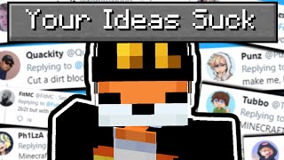 I made your dumb ideas in Minecraft [upl. by Drauode]