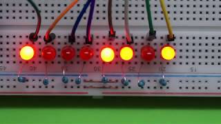 Arduino tinkercad L15 bitteller leds met bitread [upl. by Early]