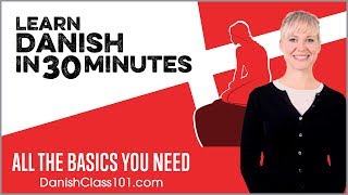 Learn Danish in 30 Minutes  ALL the Basics You Need [upl. by Basil]