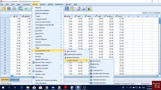 SPSS 12 Nonparametric Tests  MannWhitney Kruskal Wallis Wilcoxon Friedman [upl. by Nosdivad]