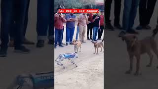 AI Dog in IIT Kanpur aidog shorts viral robotics [upl. by Aihtennek454]