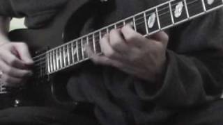 Andy James  Burn It Down  Metalcore Shred Caparison Dellinger ⅡGuitar Solo [upl. by Ximena]