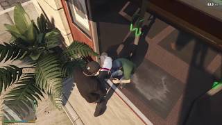 Como seria robar bancos en Gta 5 modo historia [upl. by Panta]