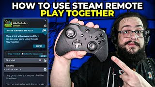 How to use Steam Remote Play Together 2021 [upl. by Cornelle]