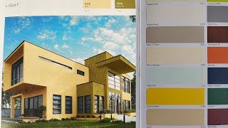 ASIAN PAINTS Exterior colour combinations with colour codes and colour name [upl. by Eecrad]