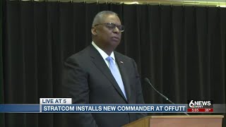 STRATCOM installs new commander [upl. by Jerrine]