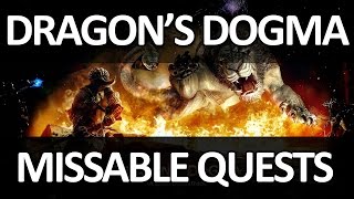 Dragons Dogma  Starter Tips Missable Quests [upl. by Anoynek685]