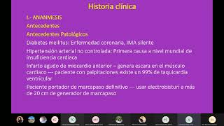 1 Historia clínica cardiológica Dr Purilla UNFV [upl. by Ohce]