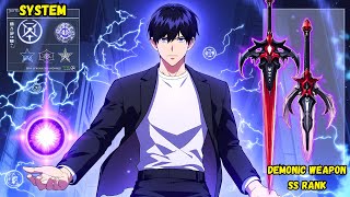 He activated the demon knight class and awakened the super strong SS Rank System  Manhwa Recap [upl. by Maribel]