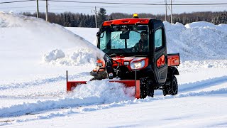 KUBOTA RTVX1100C BLOWER  Chores in Comfort [upl. by Kenton]