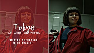 4k HotBadass Tokyo twixtor scenepack with quality  La Casa de Papel [upl. by Larimor]