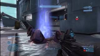 Halo Reach Headhunter gameplay [upl. by Ynoyrb]