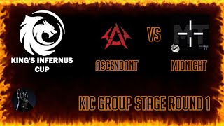 Kings Infernus Cup  Ascendant Vs Midnight [upl. by Gavan]