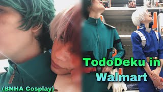 TodoDeku in Walmart BNHA Cosplay [upl. by Talia543]