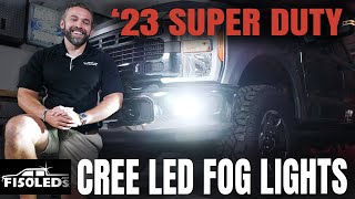 2023 Super Duty CREE XTE LED Fog Light Installation From F150LEDscom [upl. by Alden876]