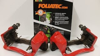 Subaru Impreza Fix  Neon Paint Brake Caliper with Foliatec [upl. by Baylor]