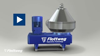 Flottweg Separator  Disc Stack Centrifuge [upl. by Aynahs]