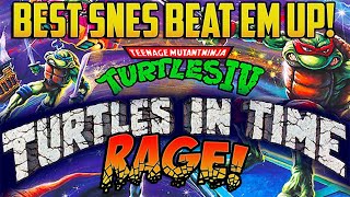 RETRO RAGE TMNT Turtles In Time SNES [upl. by Jeritah]