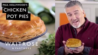 Paul Hollywoods Chicken Pot Pies  Waitrose [upl. by Ronen659]