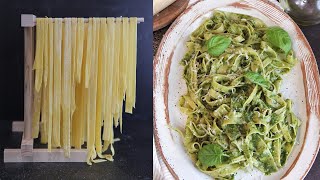 Homemade Pasta with Pesto [upl. by Oba406]