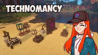 GravityCraftnet Technomancy mod basics minecraft guide [upl. by Kariotta]